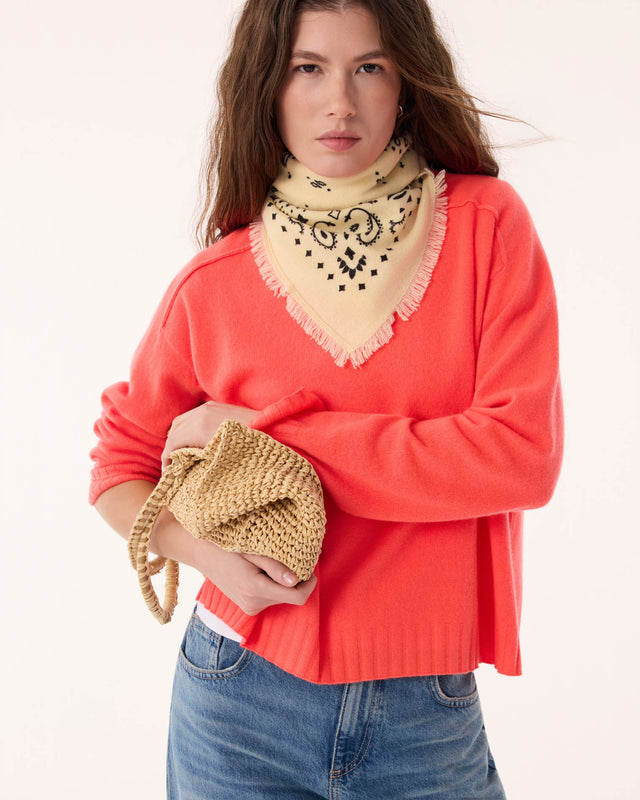 Sweater Emilia neon coral - Image principale