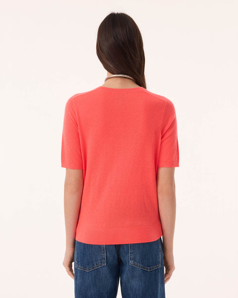 T-Shirt Neon coral Salia - Image principale