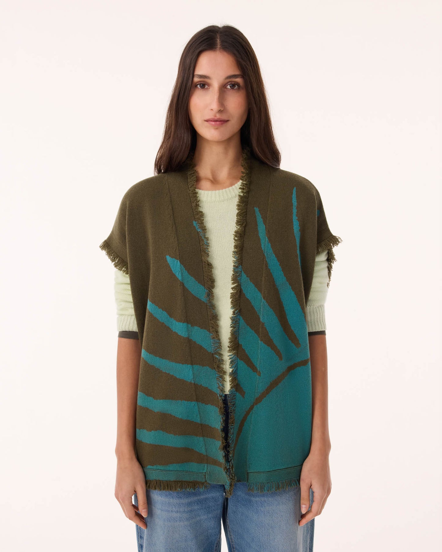 Jacket Nessa Sun yellow kombu green