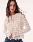 Top Iselda Sagrada blanc