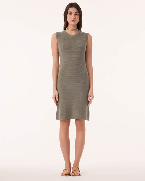 Dress Cadiz marl khaki - Image 2