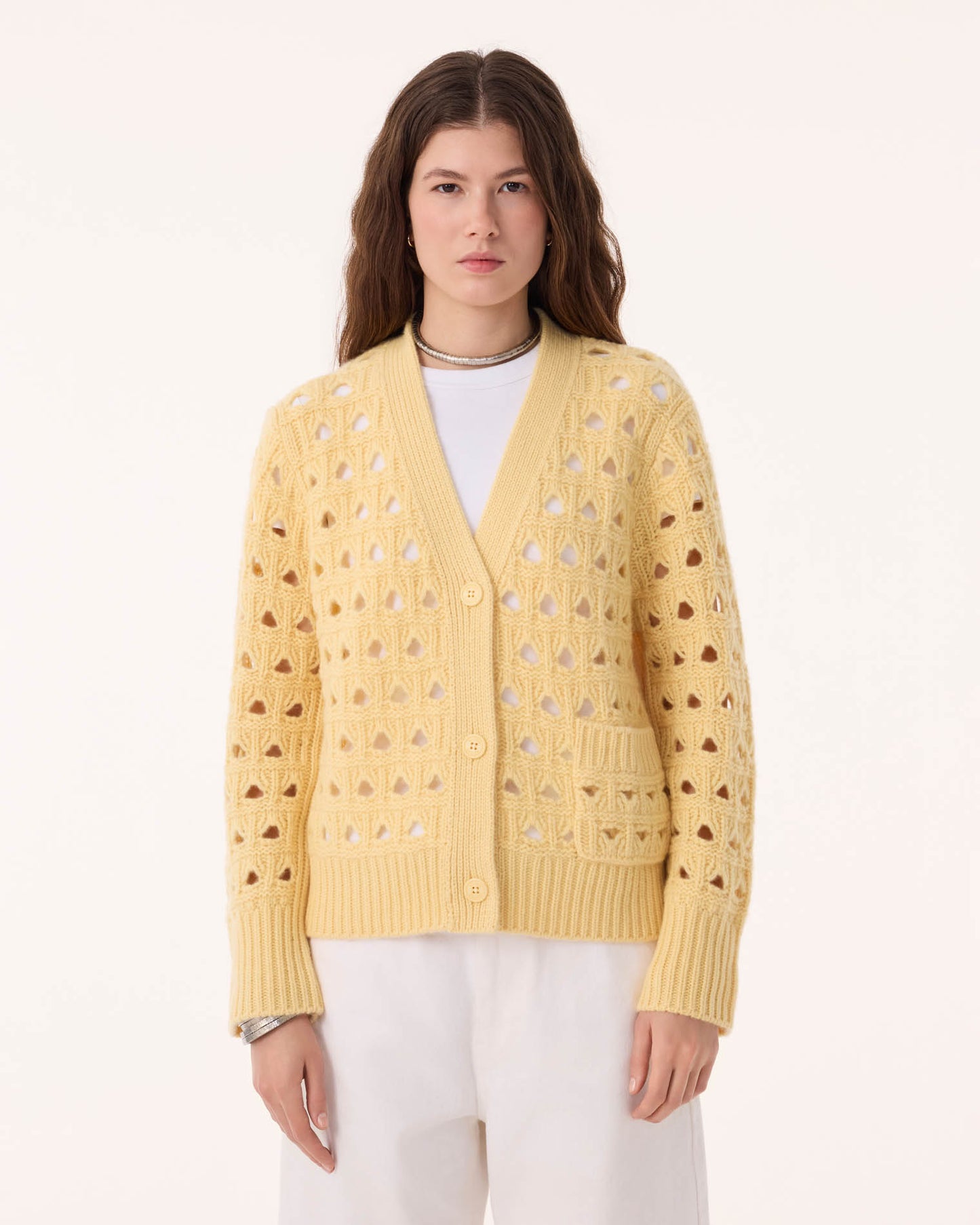 Cardigan Leocadia sun yellow yellow