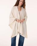 Poncho Yesenia ecru beige