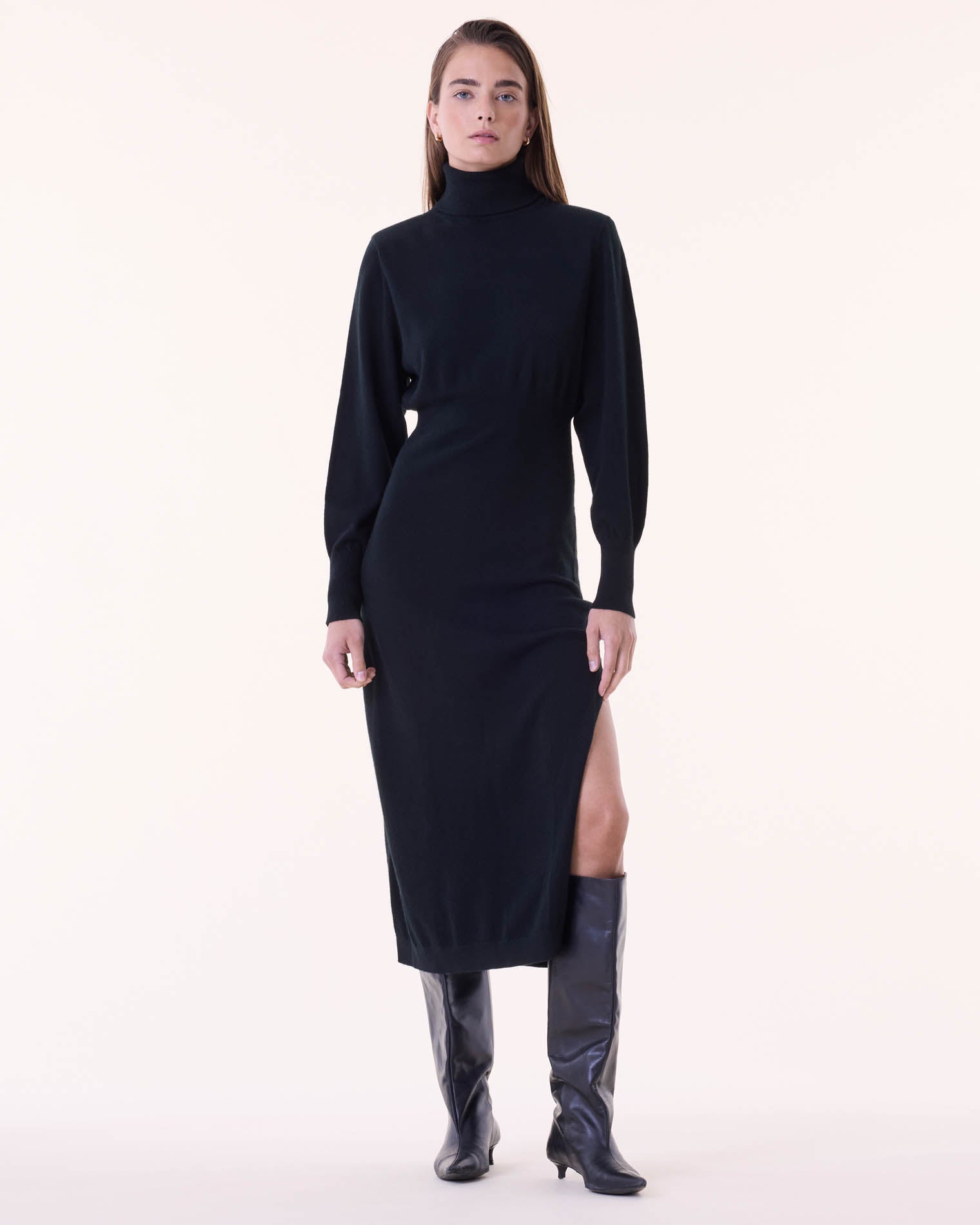 KUJTEN Women's cashmere dress, 2 threads
