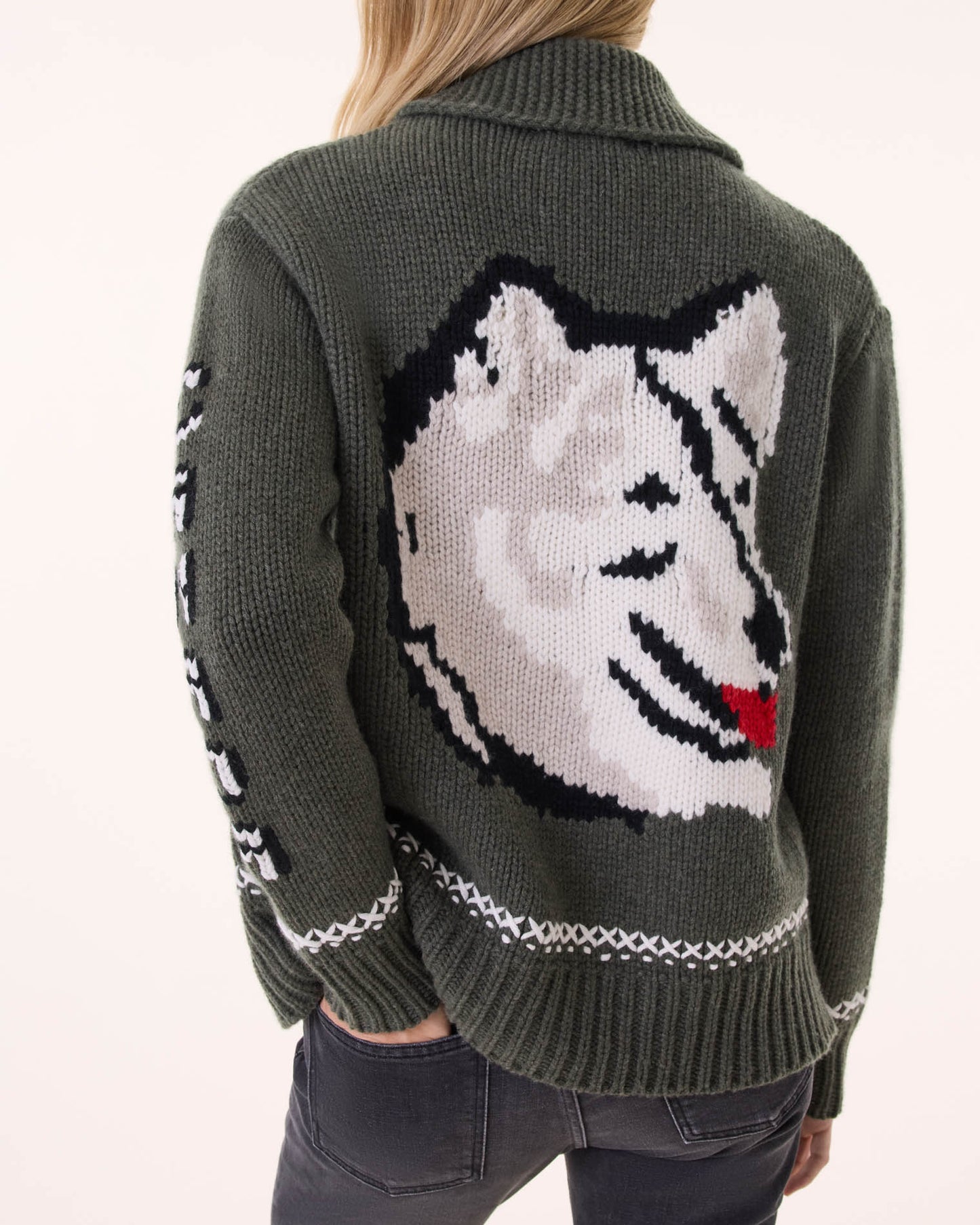 Précommande | Gilet Peggy Dog Head kaki foncé