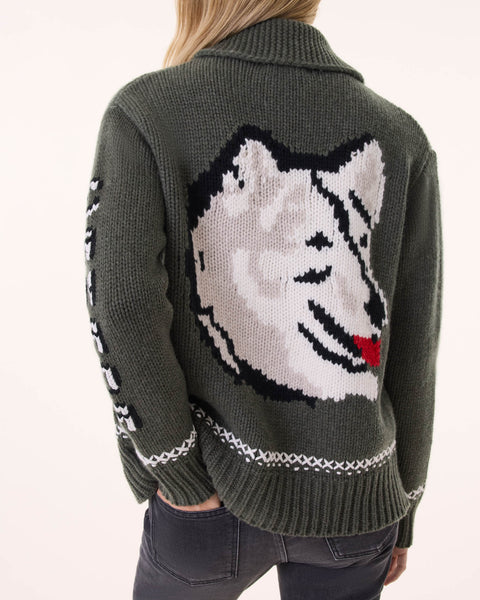 Preorder | Vest Peggy Dog Head dark khaki - Image principale