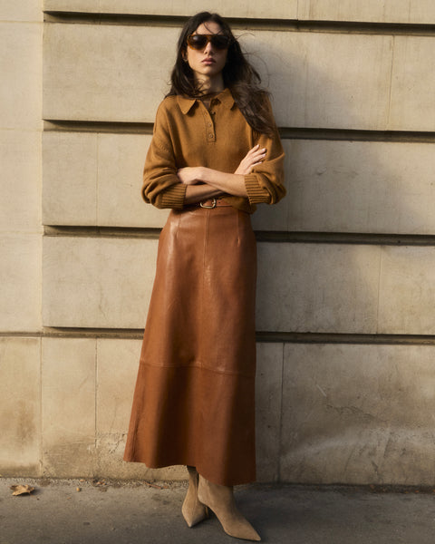 Jupe Pluma cognac - Image 2