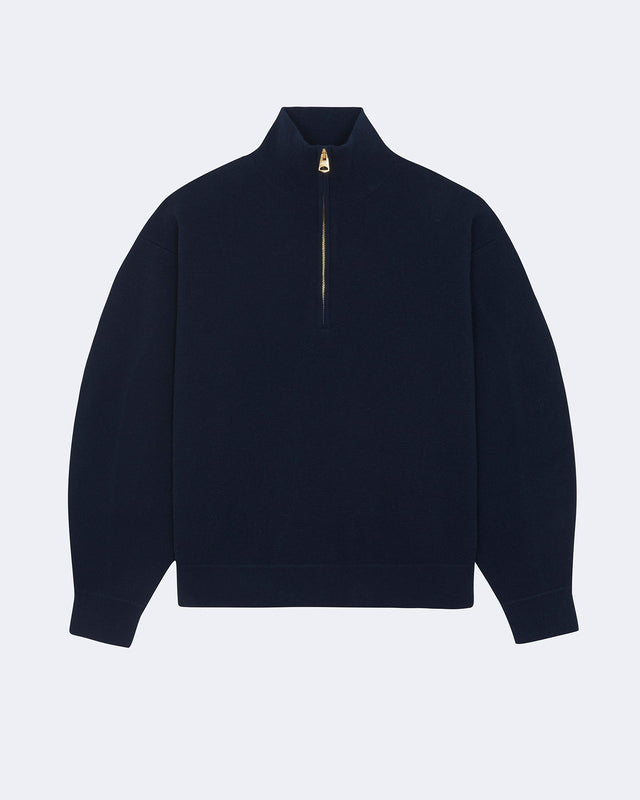 Pull Mandi bleu marine foncé - Image principale