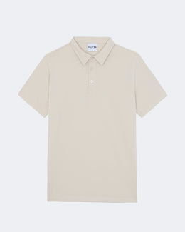 Sasha heather beige polo