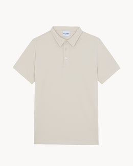 Sasha heather beige polo