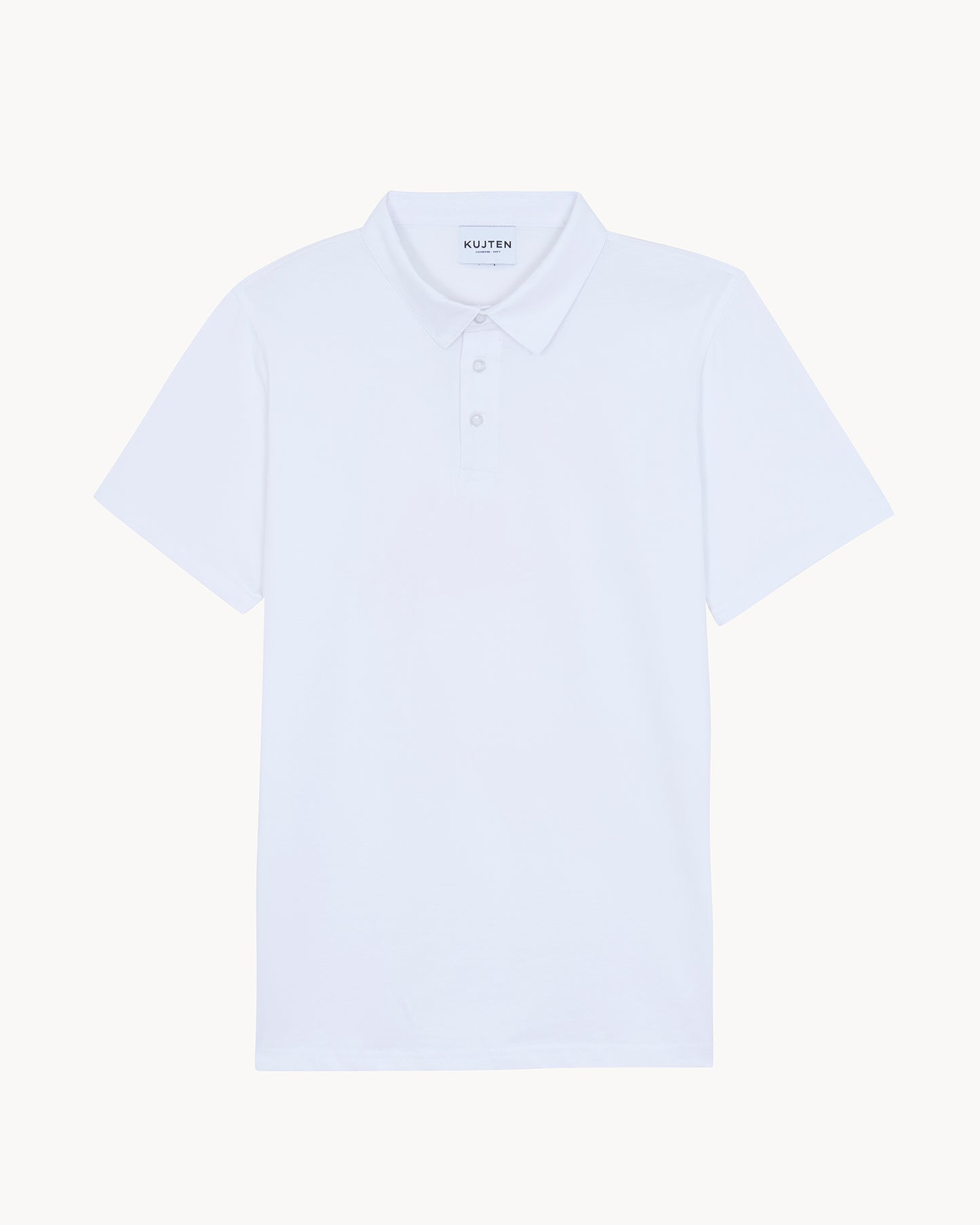 Sasha white polo shirt