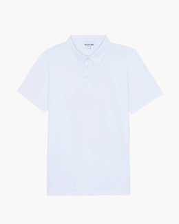 Sasha white polo shirt