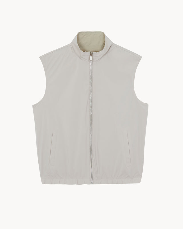 Gilet Elio beige chiné - Image principale