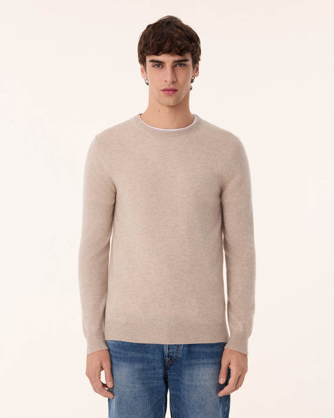 Pull Ray beige chiné - Image principale