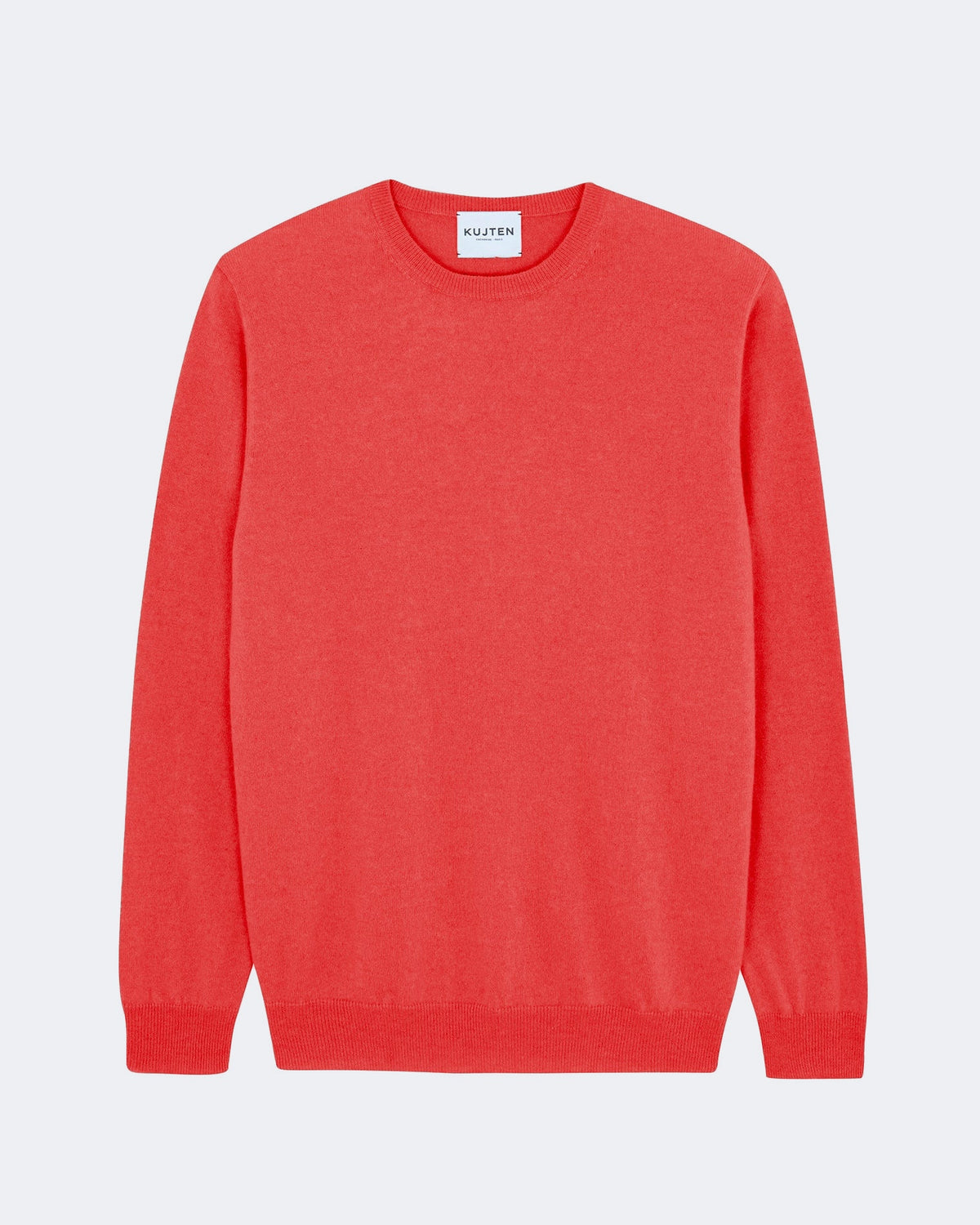 Pull en cachemire orange, rose et rouge pour homme - Kujten packshot