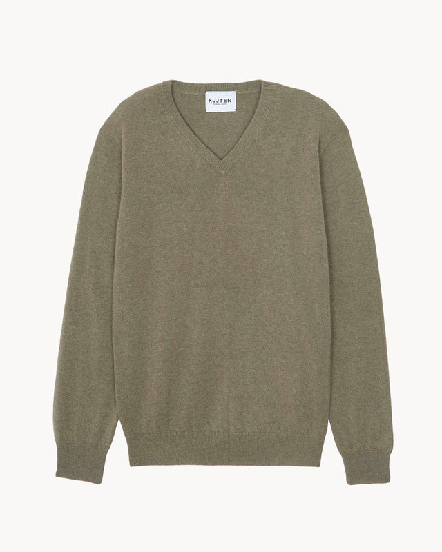 Sweater Vince marl khaki - Image principale