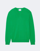 Pull en cachemire vert pour homme - Kujten packshot