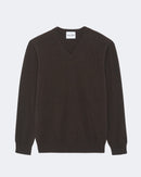 Pull en cachemire marron pour homme - Kujten packshot
