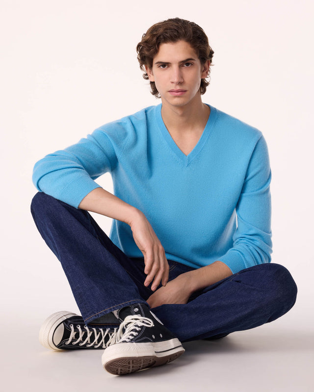 Sweater Vince glacier blue - Image principale