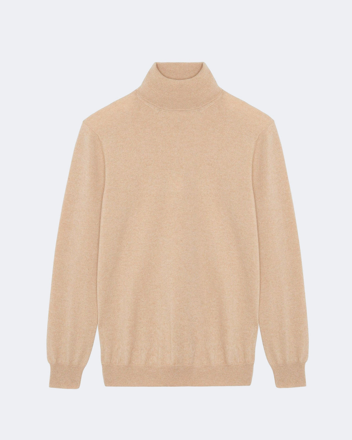 Pull en cachemire beige pour homme - Kujten packshot