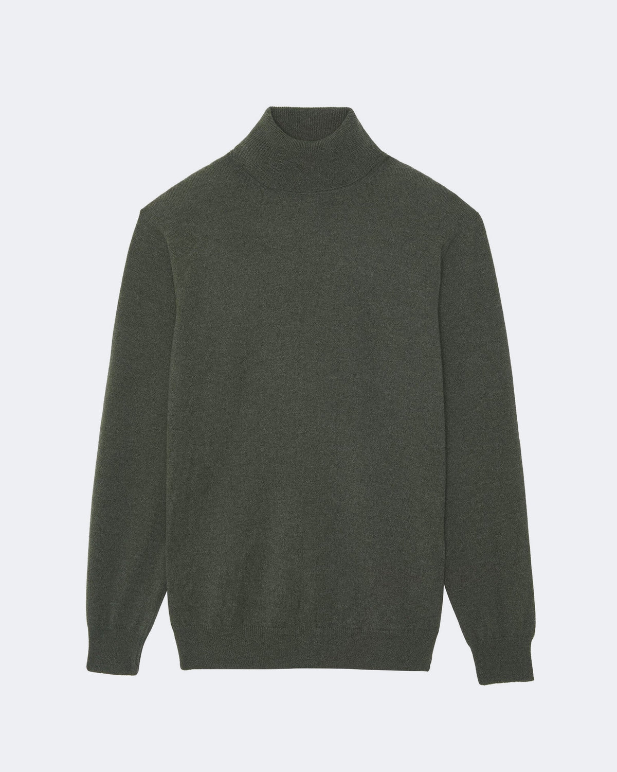 Pull en cachemire kaki pour homme - Kujten packshot