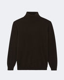 Pull en cachemire marron pour homme - Kujten packshot