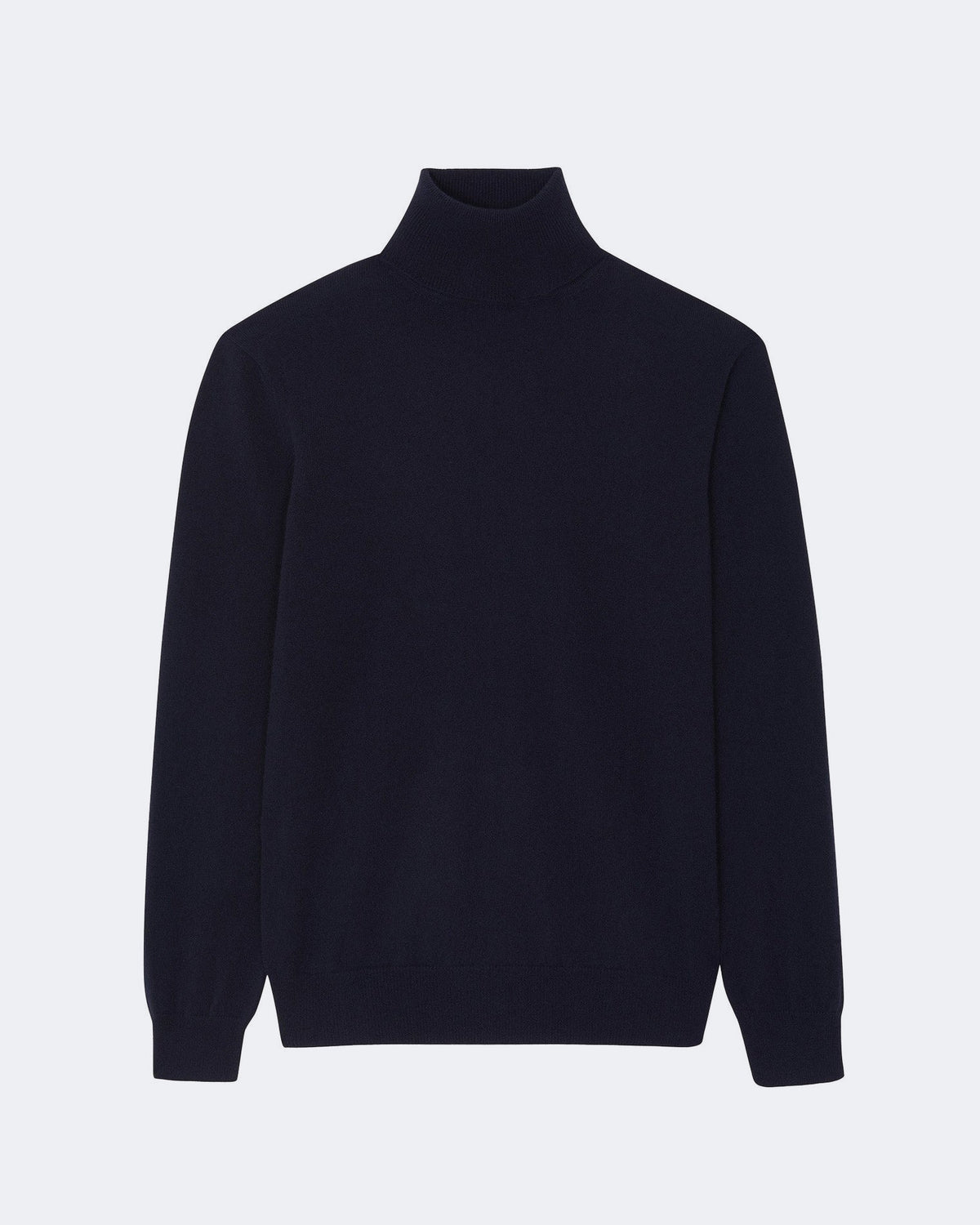Pull en cachemire bleu pour homme - Kujten packshot