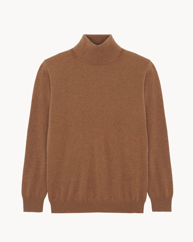Pull Raph marron camelo - Image principale