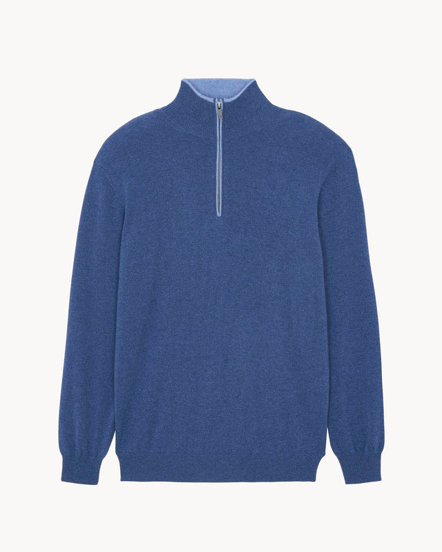 Pull Paul bleu denim - Image principale