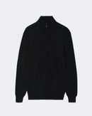 Pull en cachemire noir pour homme - Kujten packshot