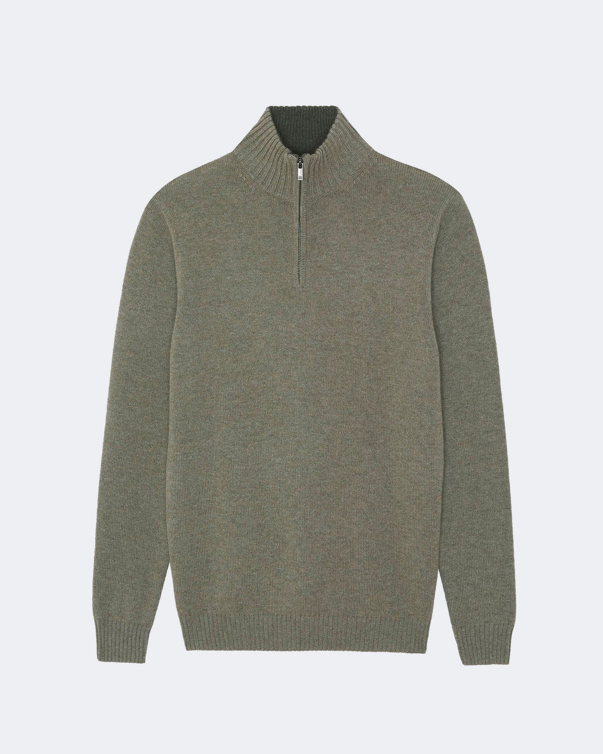 Pull en cachemire kaki pour homme - Kujten packshot
