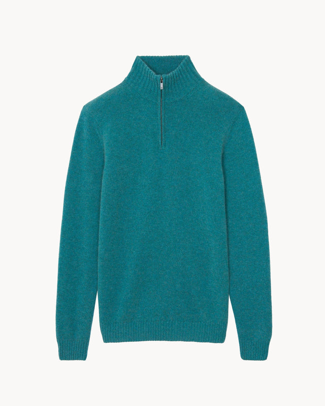 Pull Greg vert chiné - Image principale