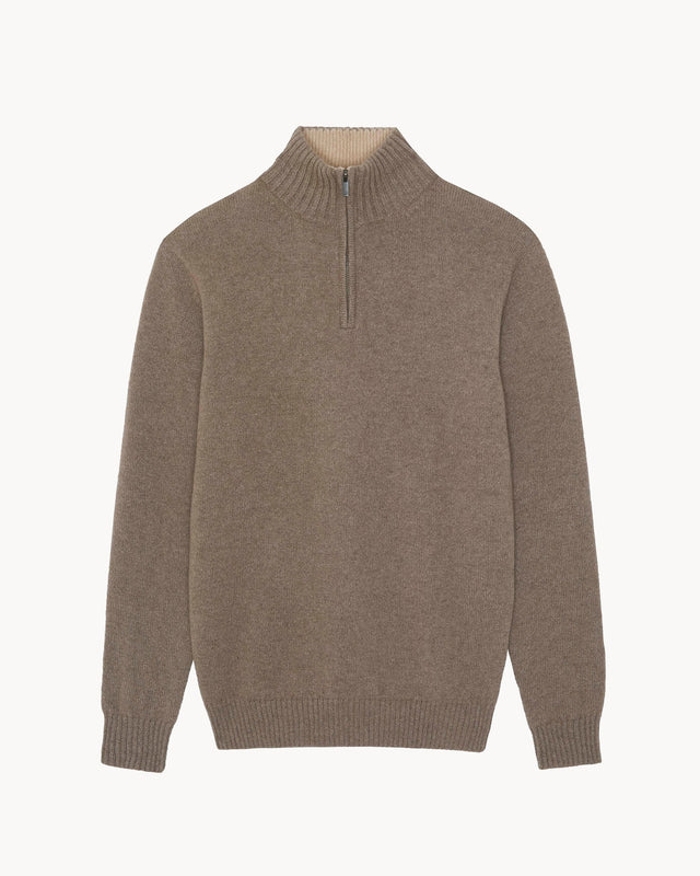 Pull Greg taupe - Image principale