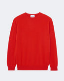 Pull en cachemire rouge pour homme - Kujten packshot