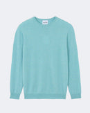 Pull en cachemire bleu pour homme - Kujten packshot