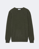 Pull en cachemire kaki pour homme - Kujten packshot