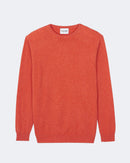 Pull en cachemire orange pour homme - Kujten packshot