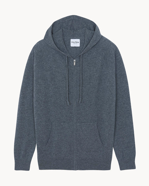 Gilet Rony gris flanelle - Image principale