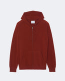 Gilet en cachemire bordeaux et marron pour homme - Kujten packshot