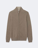 Gilet en cachemire beige pour homme - Kujten packshot