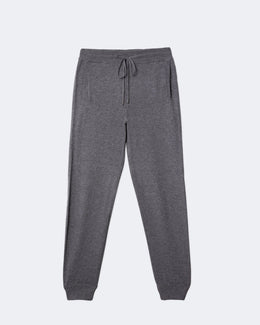 Jogging en cachemire gris pour homme - Kujten packshot