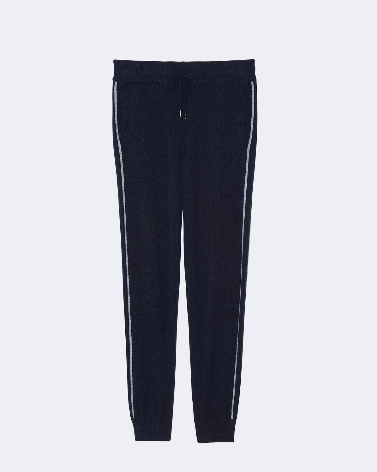 Jogging en cachemire bleu pour homme - Kujten packshot