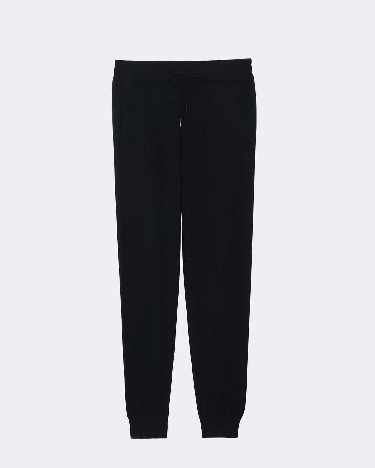 Jogging en cachemire noir pour homme - Kujten packshot