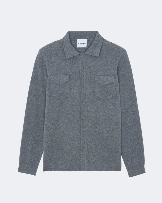 Shirt Julius Flannel Gray - Image principale