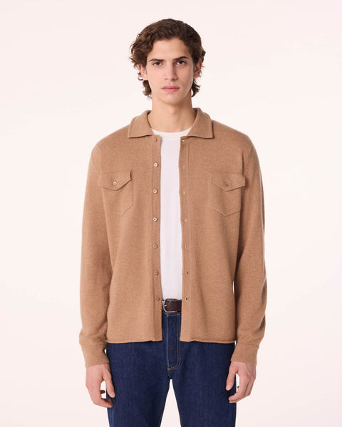 Shirt Julius camelo brown - Image principale