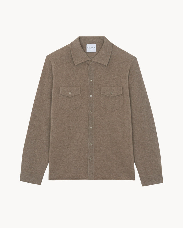 Shirt Julius taupe - Image principale