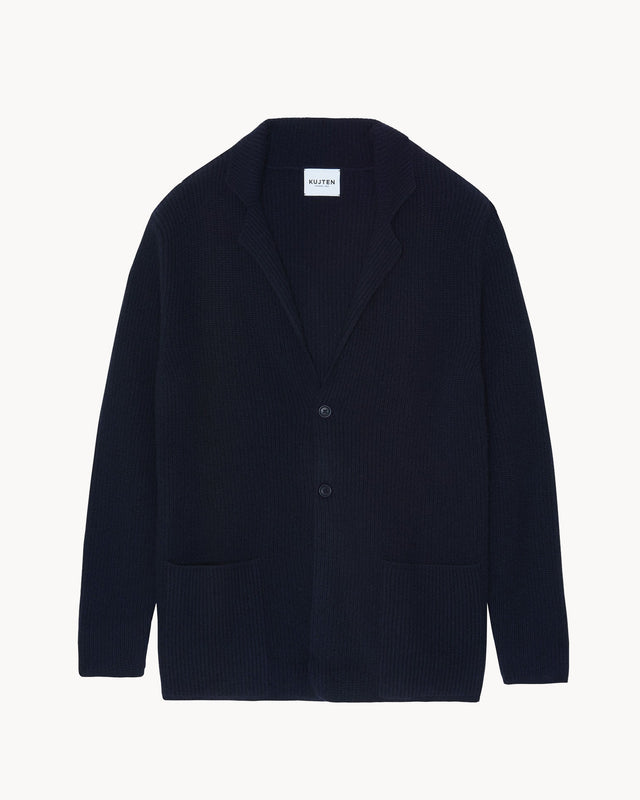 Cardigan Zac dark navy blue - Image principale