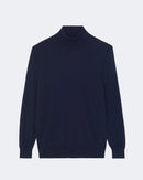 Pull en cachemire bleu pour homme - Kujten packshot
