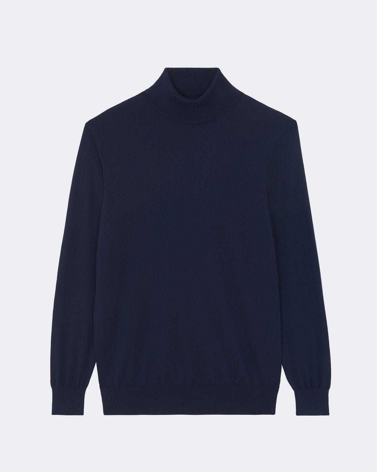 Pull en cachemire bleu pour homme - Kujten packshot