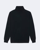 Pull en cachemire noir pour homme - Kujten packshot